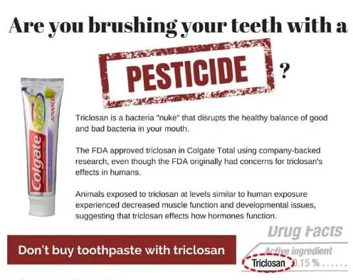 Toxins in toothpaste